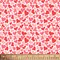 Scattered Heart Valentine Cotton Fabric | By the Yard | Sewing and Crafting | 44 inches wide